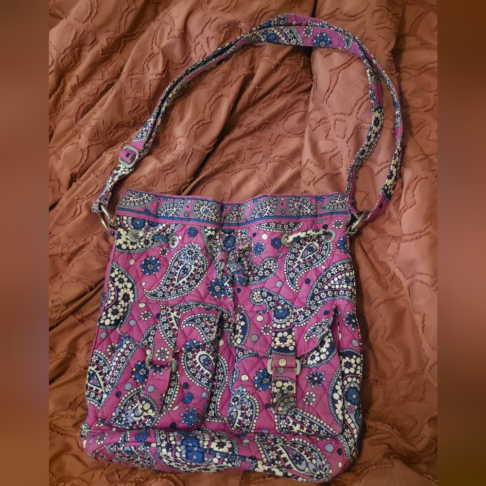Vera Bradley Quick Draw Boysenberry Bag Retired